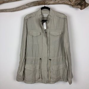 NWT Banana Republic Linen Utility Jacket. XL